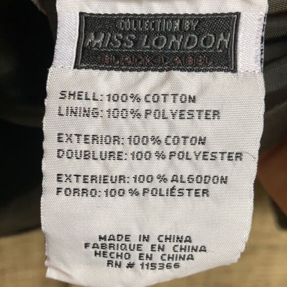 Miss London Black Label Army Green Drawstring Waist Utility Cargo Safari Jacket - Picture 5 of 6